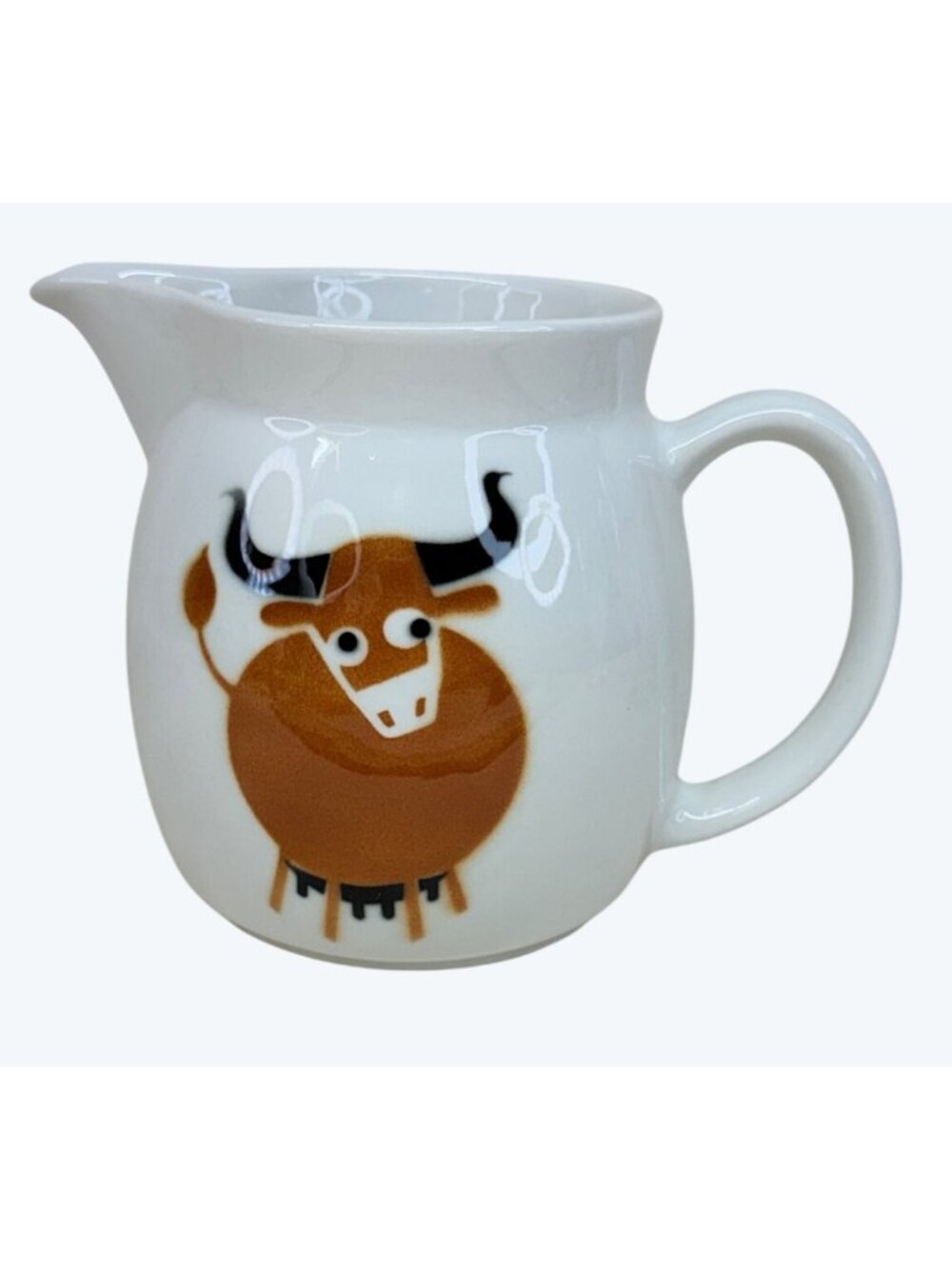 Arabia Finland Heluna Brown Bull Cow Kaj Franck Anja Juurikkala Pitcher